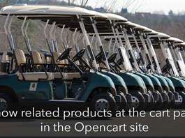 Related products in Opencart