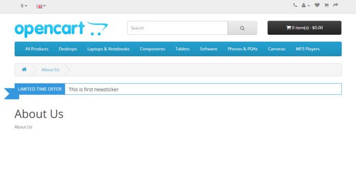 newsticker-opencart-module-free