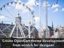 Opencart theme development from scratch designer