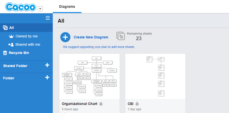 create class diagram for free