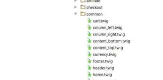 twig template opencart