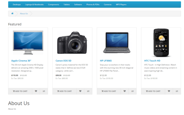 front-featured-module-opencart