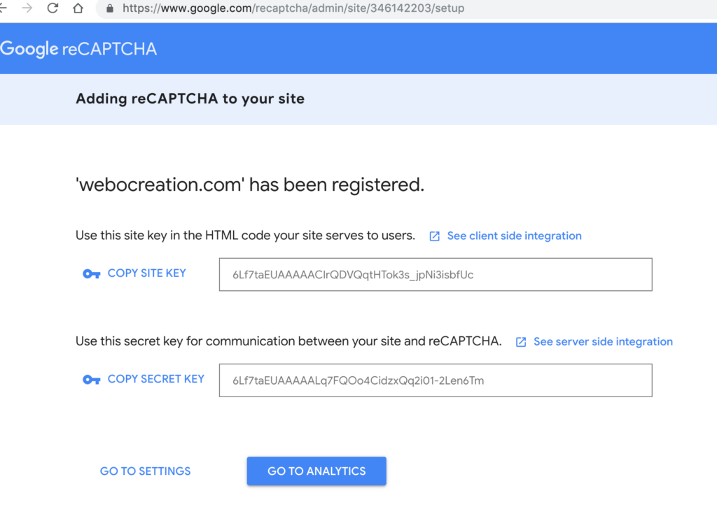 google recaptcha for opencart