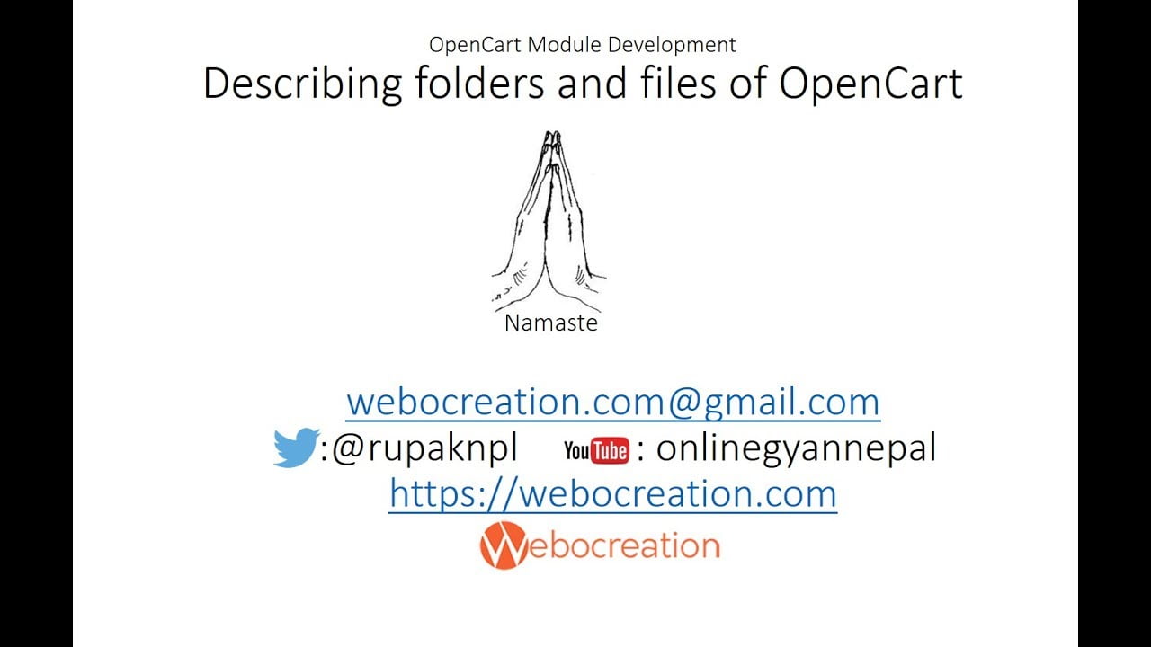 Featured image for Describing files and folder of OpenCart Framework
