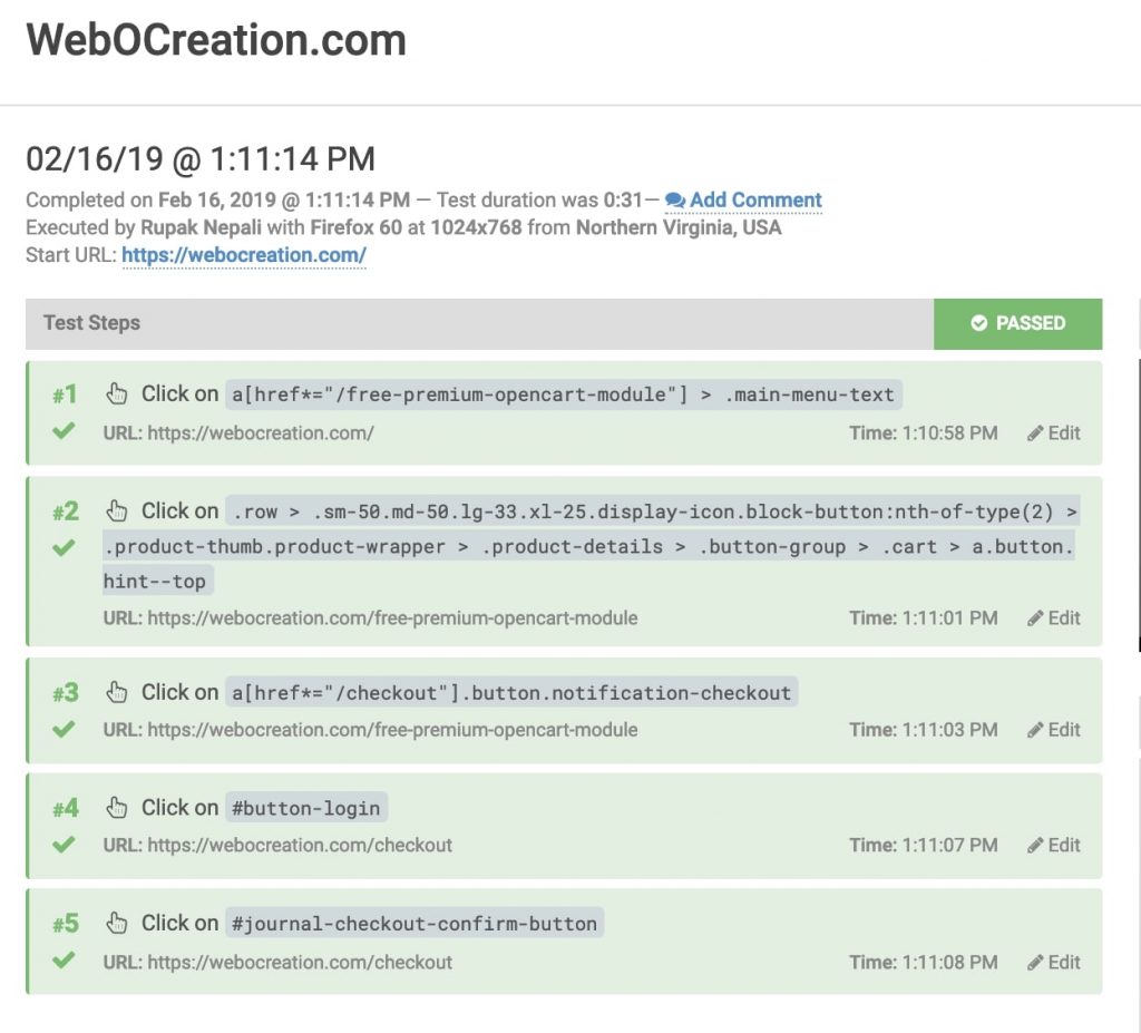 Automate Test and flow Setup 