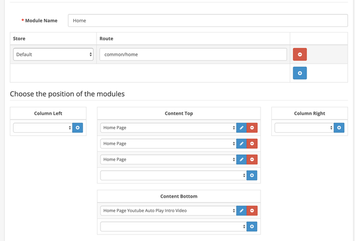 Youtube video to show with autoplay, Free Opencart module or extensions