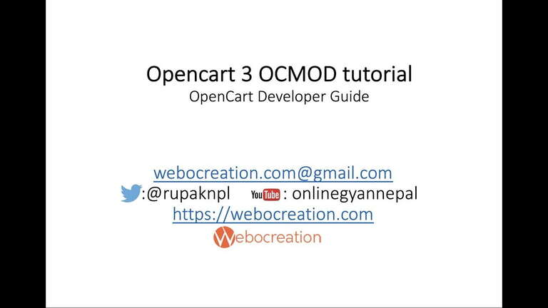 Opencart 3 OCMOD coding tutorial
