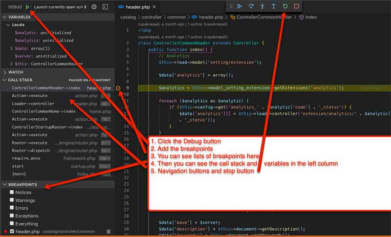 vscode extension for php developer