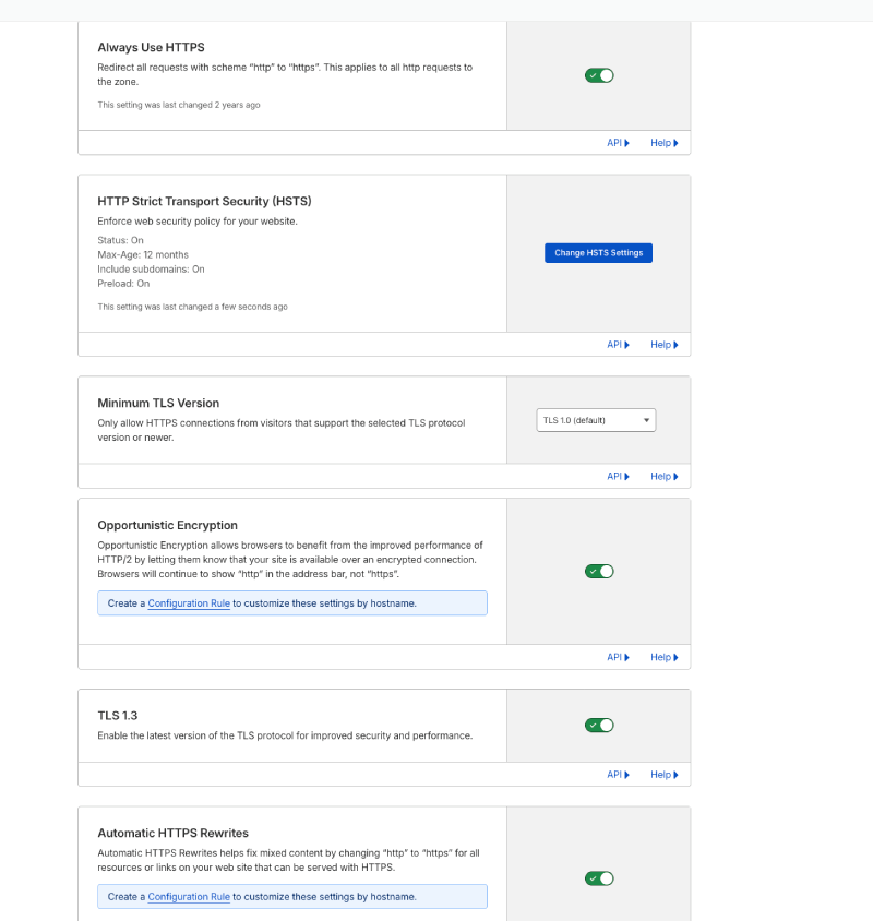 SSL TLS HSTS