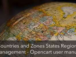 Countries and Zones in Opencart