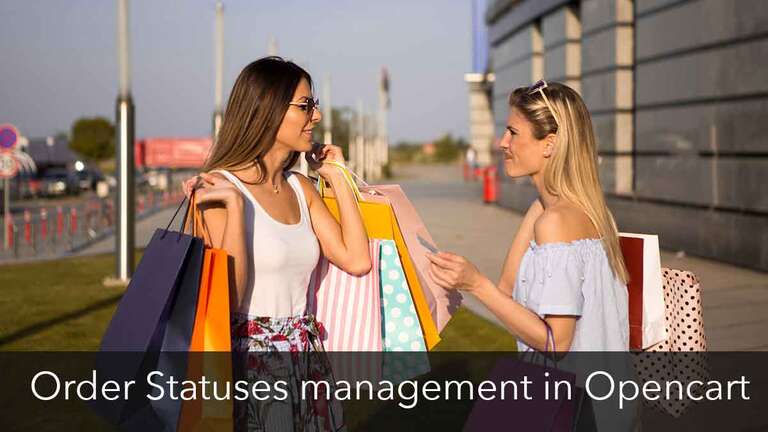 Order statuses Opencart 3