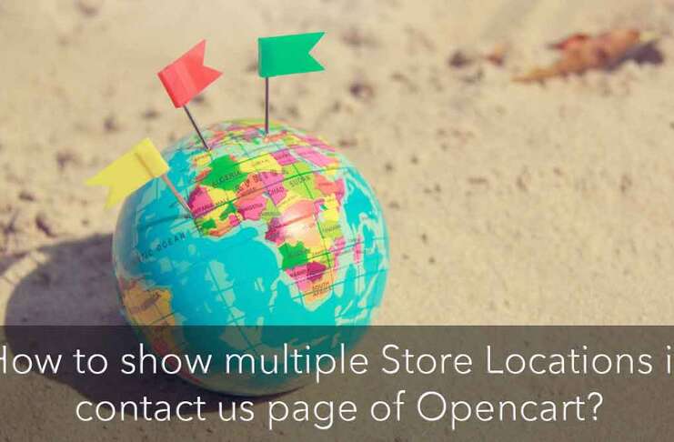 Show store locations on the contact us page