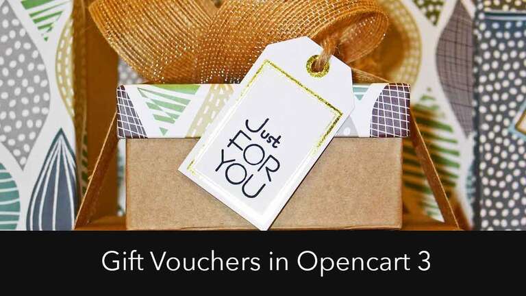 Gift certificate Opencart