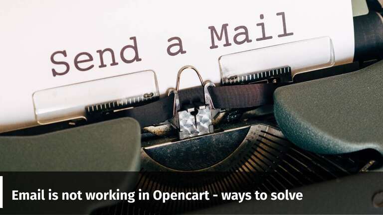 Email sending issues in Opencart