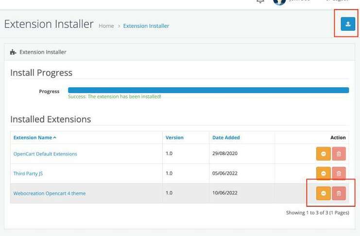 Install and create Opencart 4 theme - user manual and developer guide