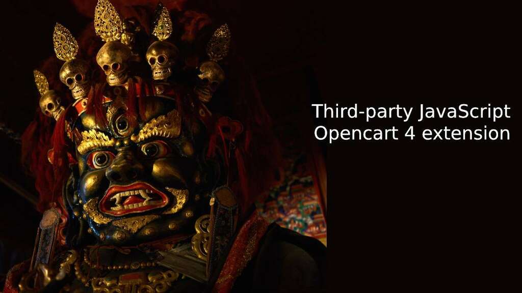 Third Party JavaScript Opencart 4 analytics extension