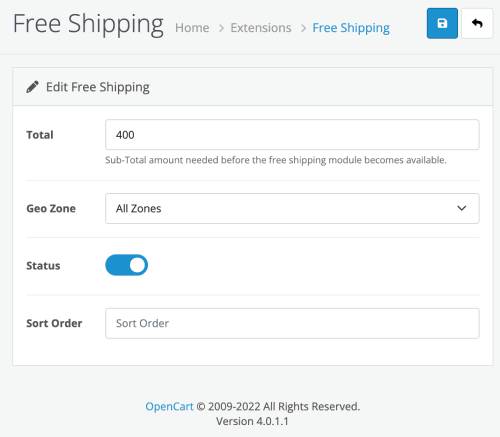 free shipping extension