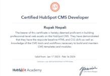 Hubspot certified developer