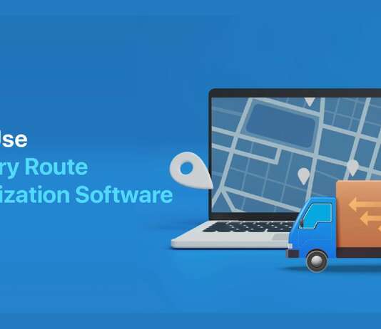 Delivery route optimization software