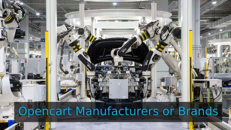 Opencart manufacturers or brands