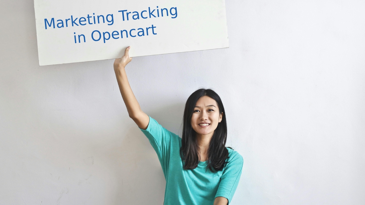 Marketing tracking in Opencart
