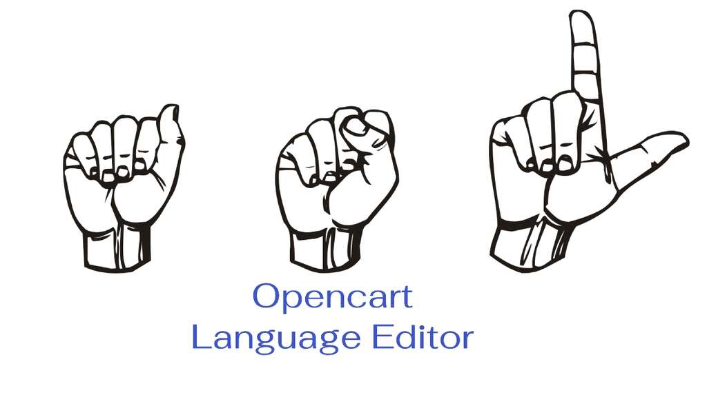 Opencart language editor