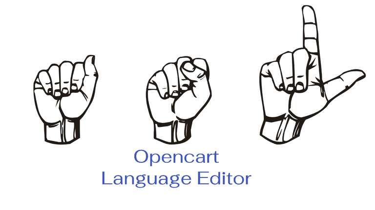 Opencart language editor