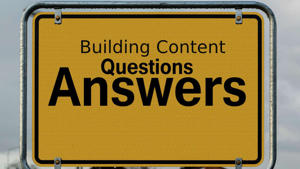 Building Content Questions and Answers
