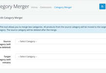 Merge OpenCart Categories Easily with the Category Merger Extension Opencart category merger extension