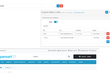 Custom Menu Links for OpenCart free extension Custom menu links Opencart