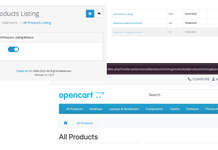 Free OpenCart Module: Create a Complete Product Listing Page Opencart free module Products listing