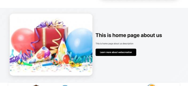 Image Content frontend
