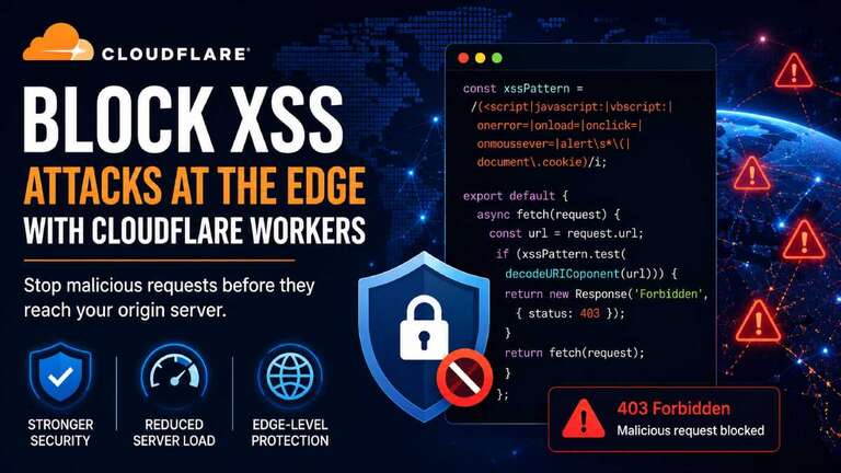 Block xss from cloudflare wroker