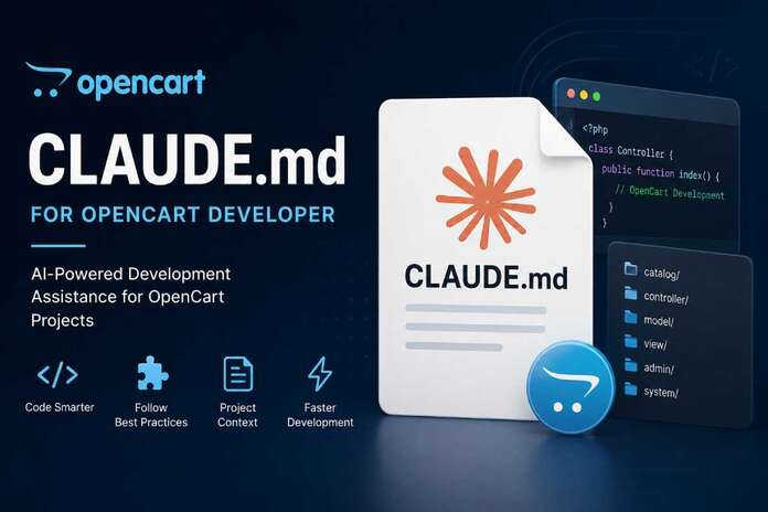 Claude md for Opencart developer
