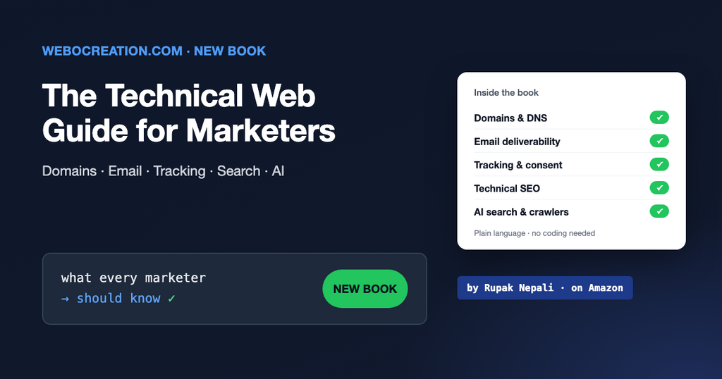 The Technical web guide for marketers book